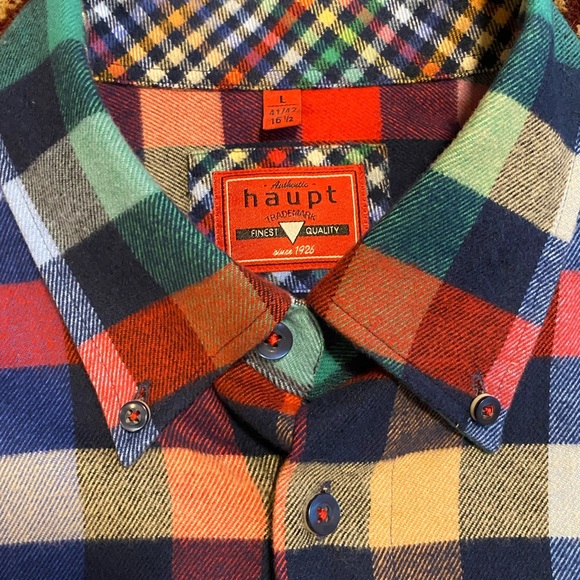 Haupt Flannel Dress Shirt - Picture 5 of 6